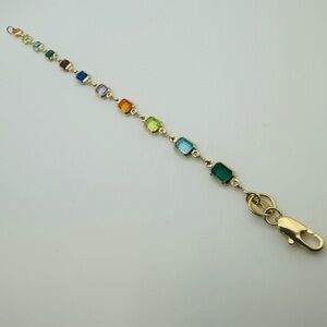 Multicolor Gemstone Bracelet